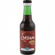 Geröstetes Bio Sesamöl, 250ml Flasche Öl TerraSana