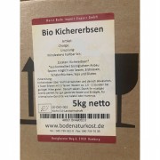 Bio Kichererbsen 5kg (Karton) Hülsenfrüchte Bode